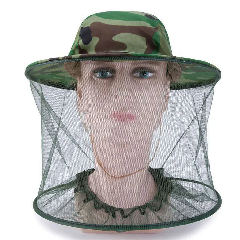Bug Net Hat with Drawstring | Fishing, Hiking & Gardening