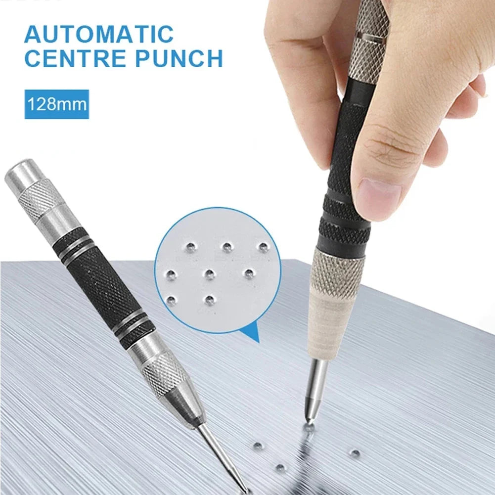 Automatic Center Punch Spring-Loaded | Metal, Wood & Glass Marker
