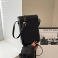 Women's Minimalist Crossbody Phone Bag | Small PU Shoulder Purse