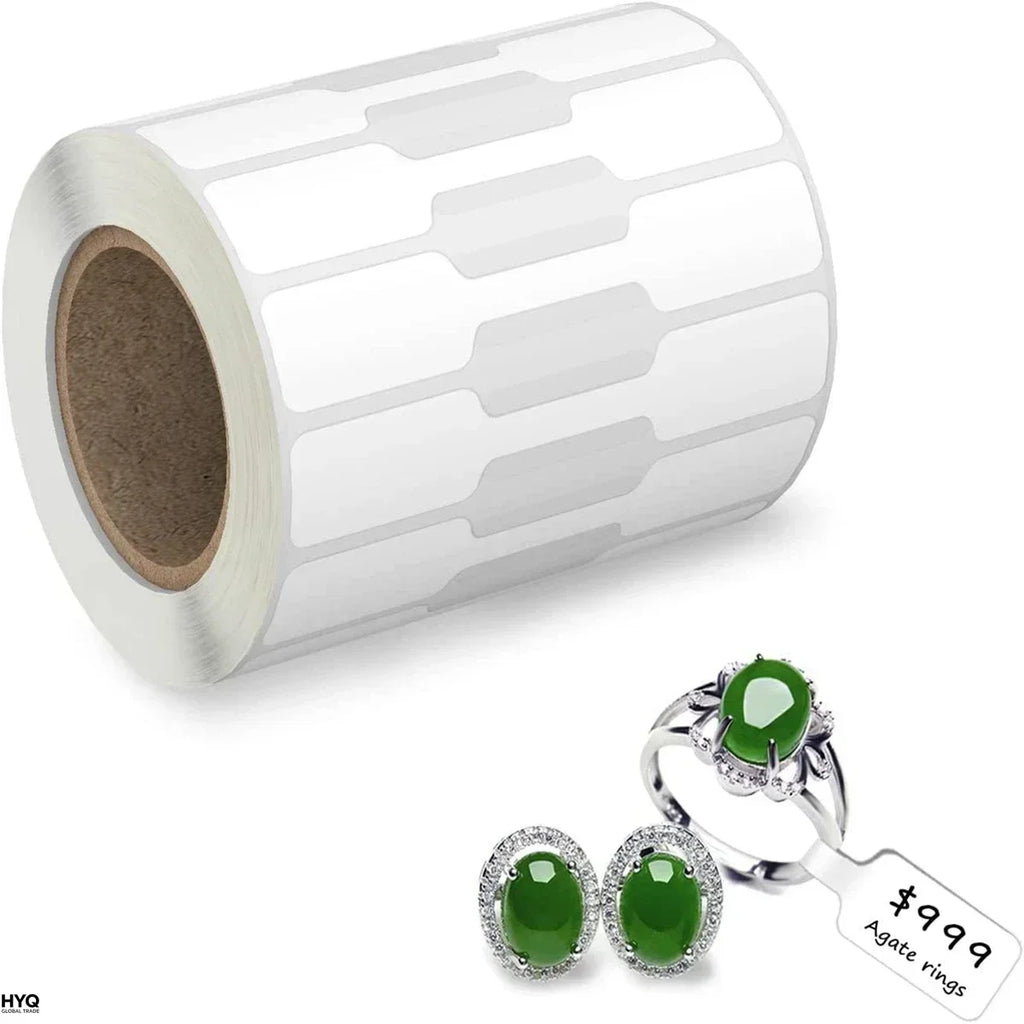 Roll Price Stickers Jewelry Tags Self Adhesive White Blank Sticker