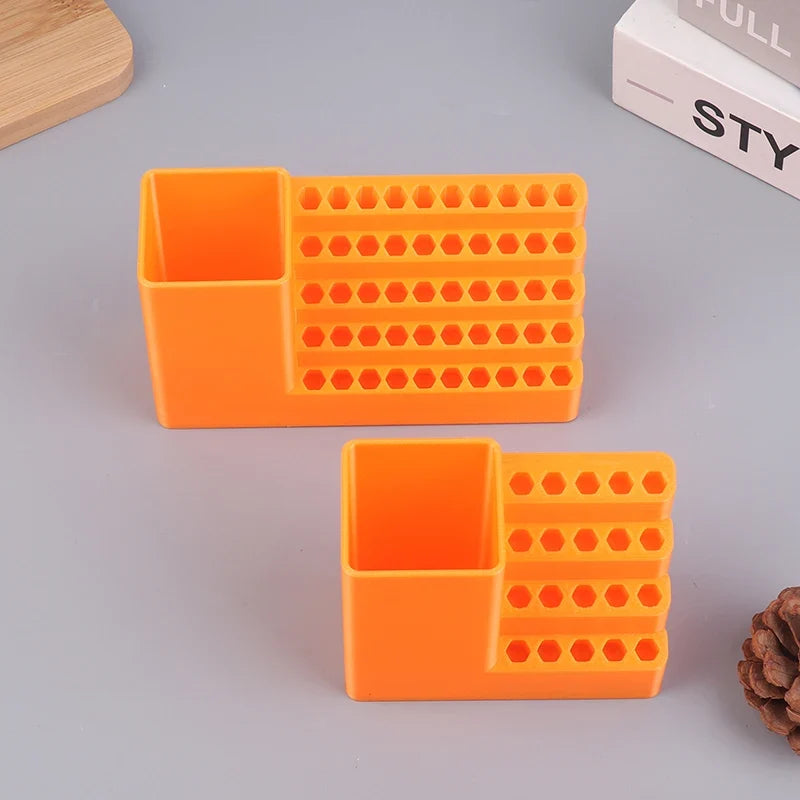 Drill Bit Organizer 20/50 Hole Screwdriver Bit Holder Stand