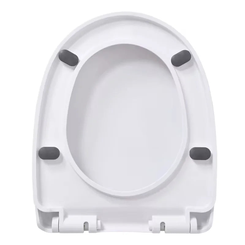 Soft Close Toilet Seat Quick Release White with Fixings