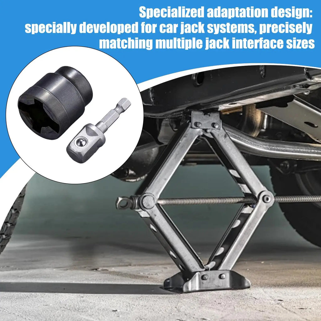 Scissor Jack Adapter Socket – Electric & Manual Wrench Tool