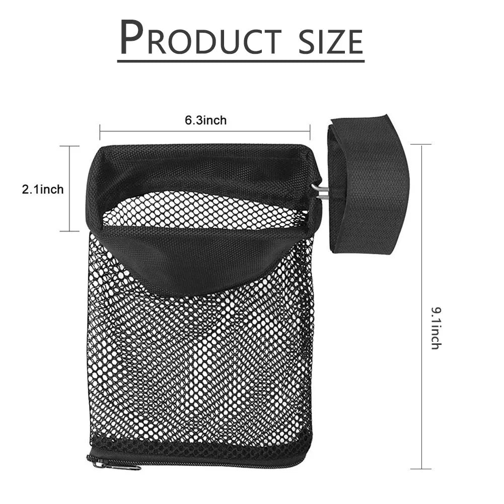 Brass Catcher Bag with Zipper – Oxford Mesh Shell Catcher
