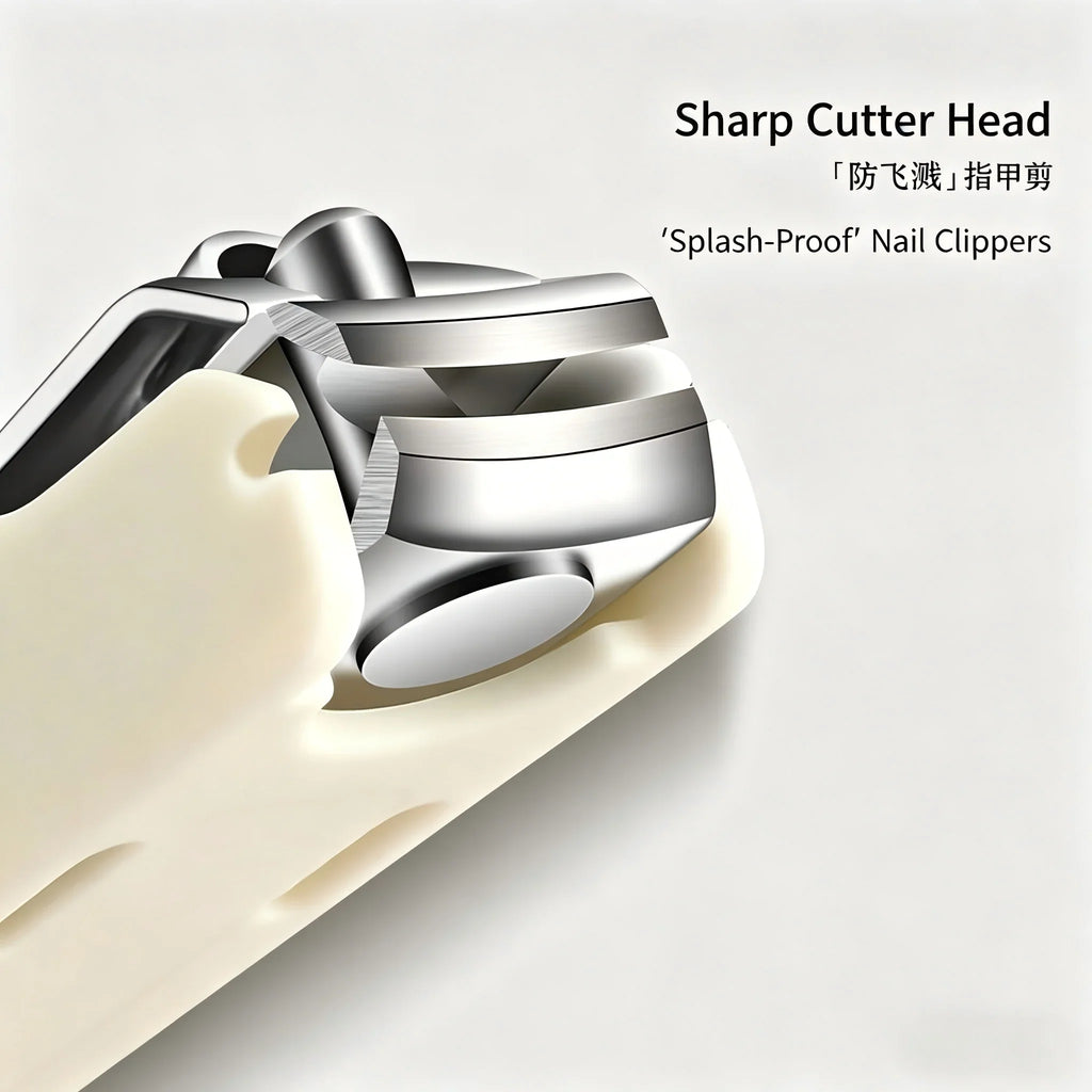 PLYS Stainless Steel Nail Clipper Set – Splash-Proof + Storage