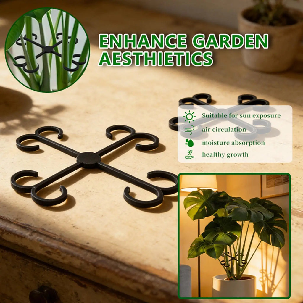 Plant Stem Support Clips – 4 Pcs Multi-Size Vine Climber Set