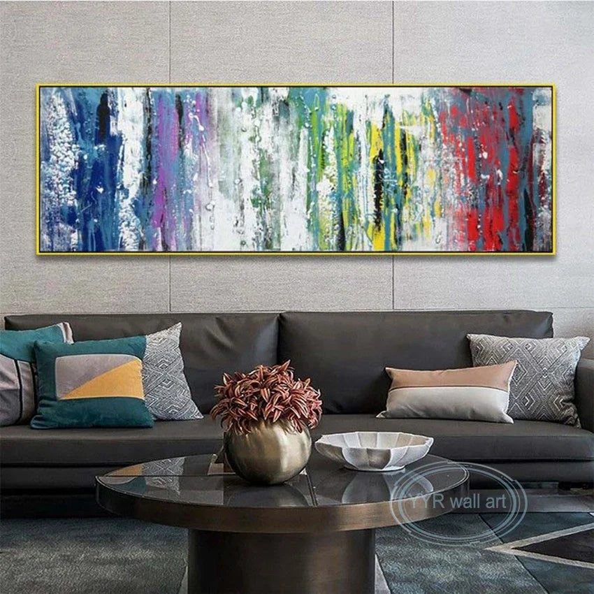 Abstract Hand-Painted Oil Painting on Canvas | Custom Wall Art