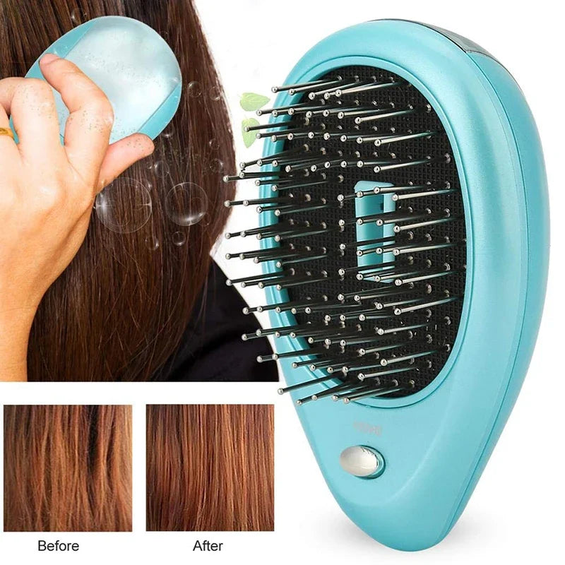 Electric Sonic Vibration Massage Comb | Anti-Static Hair Tool