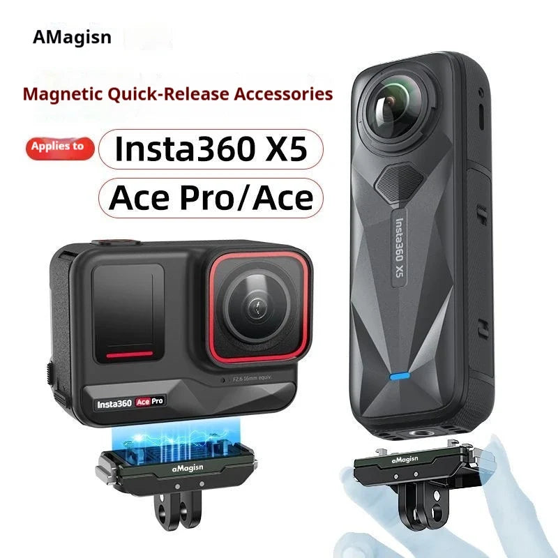 Magnetic Quick Release Mount for Insta360 X5/Ace/Ace Pro