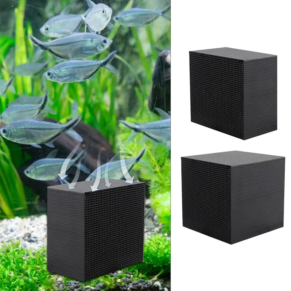 Aquarium Activated Carbon Filter Cube – Water Purifier