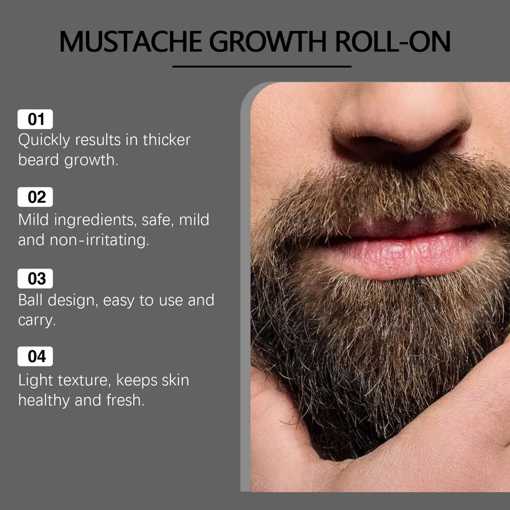 East Moon Beard Roll-On Oil – Nourish & Style Beard 8ml