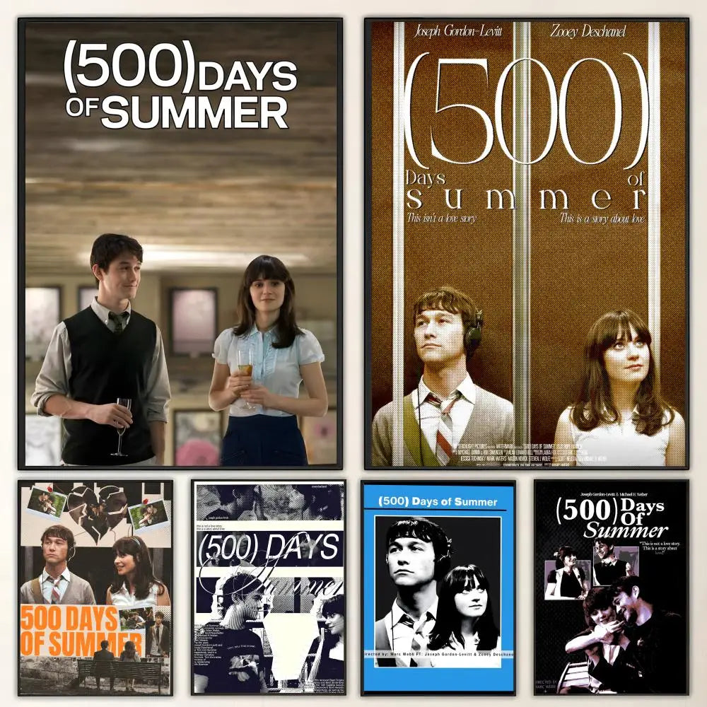 500 Days of Summer Movie Poster – HD Waterproof Wall Art
