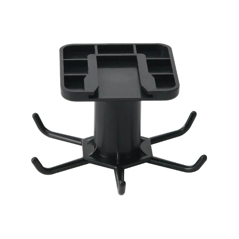Kitchen Hooks Rotating Storage Rack Without Punching Wall-mounted