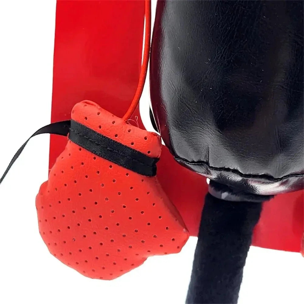 Cat Punching Bag Toy with Boxing Gloves & Suction Cup