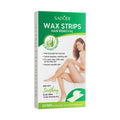 20-Pack Painless Wax Strips – Face, Leg & Body Hair Removal