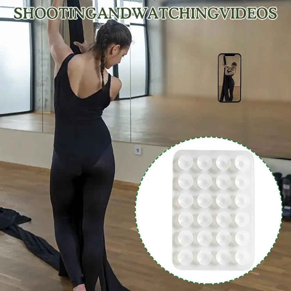 24-Pack Silicone Suction Cup Phone Holder Back Sticker Pad