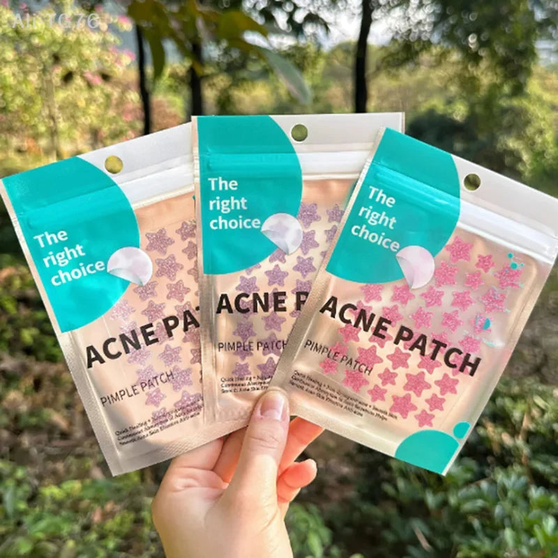 40-Pack Hydrocolloid Acne Patches – Overnight Blemish Dots