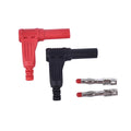 1pair Male Right Angle Insulation Wire Solder DIY Banana Plug