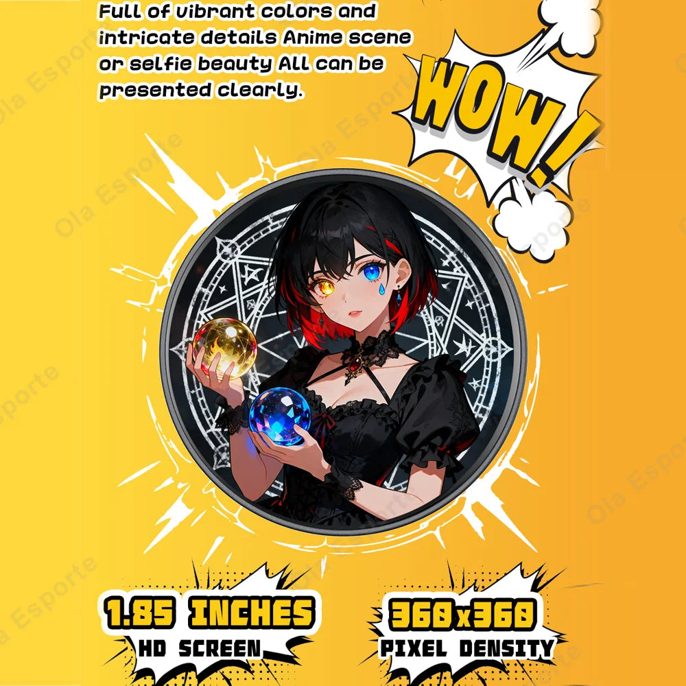 Anime Electronic Badge Smart Display Brooch | Fan Accessory