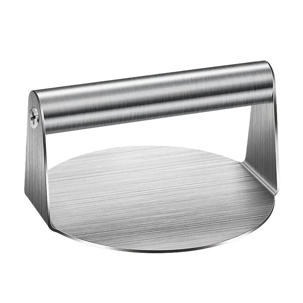 Stainless Steel Hamburger Press – Non-Stick Burger Patty Maker
