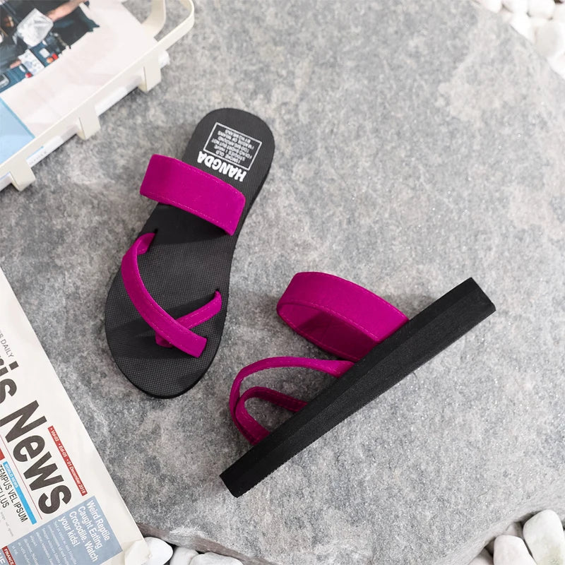 Women's Lightweight Summer Flip-Flop Slippers | Non-Slip Flat