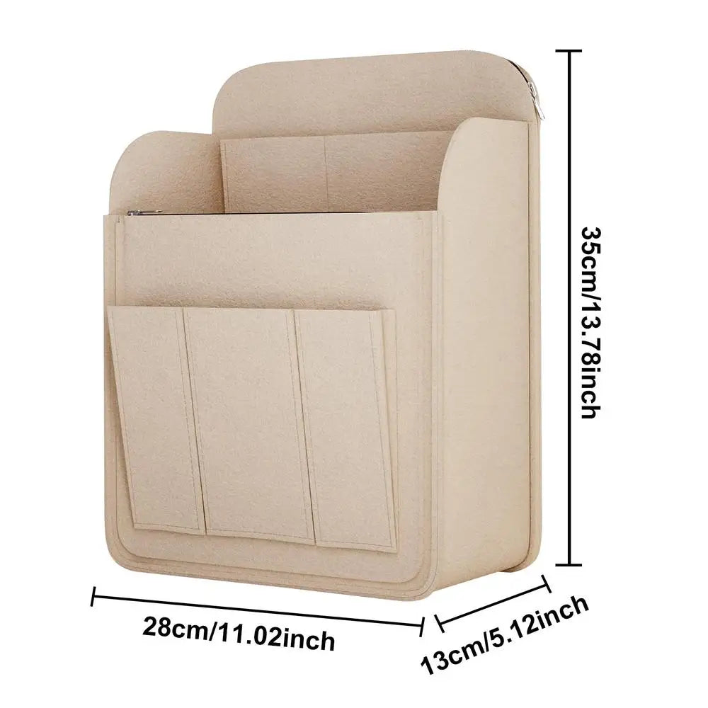 Felt Backpack Insert Organizer – Multi-Pocket Storage Bag