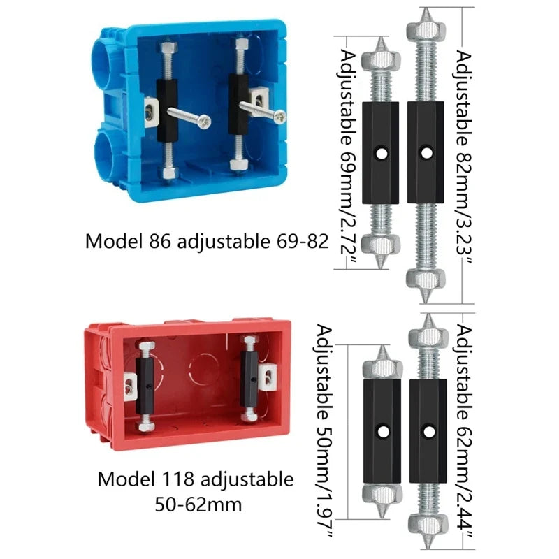 10-Pack Wall Socket Cassette Repairer Kit – 86 & 118 Type