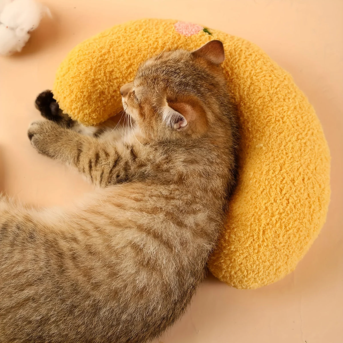Pet Pillow Cats Dogs Soft Plush Thick Filling Cervical Support
