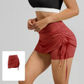Women's High Waist 2-in-1 Yoga Skirt with Built-In Shorts