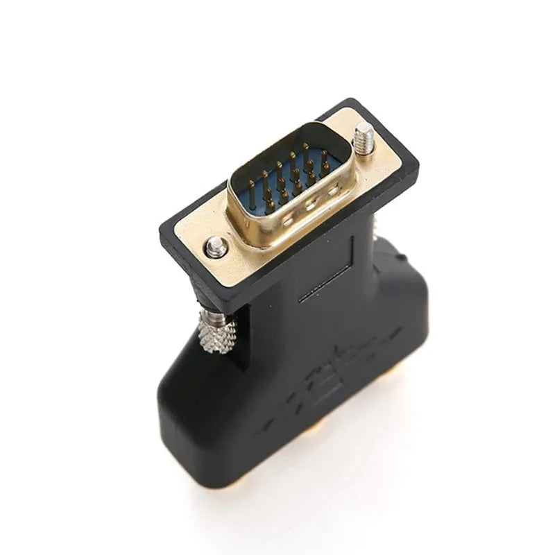 VGA to RGB Component Video Adapter – Male to 3-RCA Female Jack