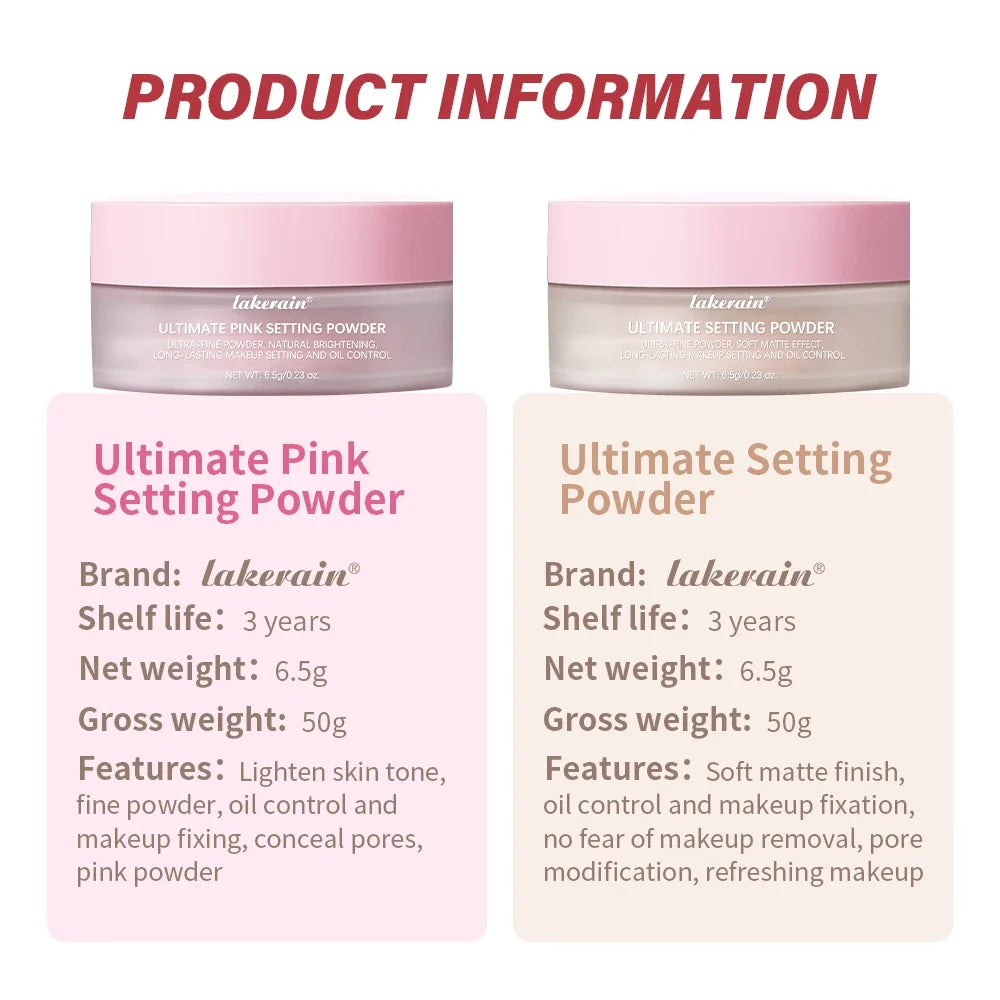 Ultimate Blurring Setting Powder – Matte Finish & Oil Control