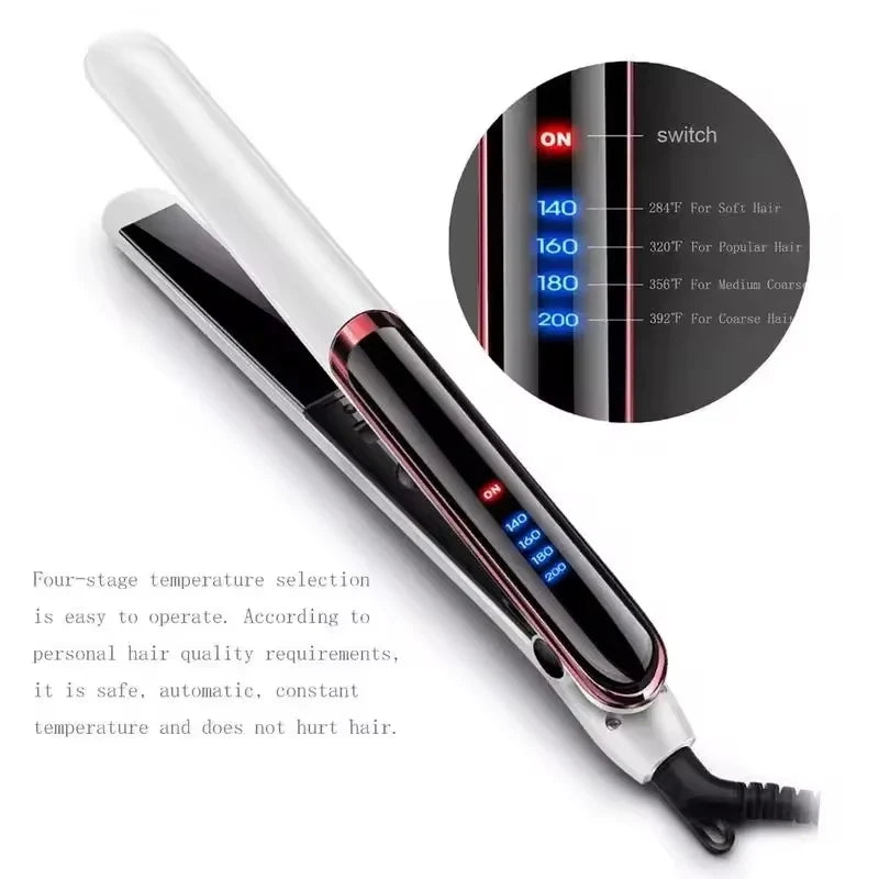 Temperature Control Hair Straightener & Styling Iron | 140–200°C