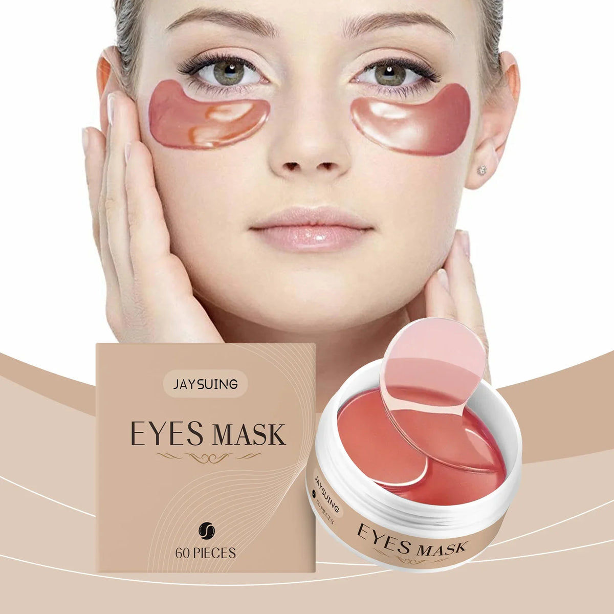 Jaysuing Coffee Eye Mask – Dark Circles & Hyaluronic Acid Patches