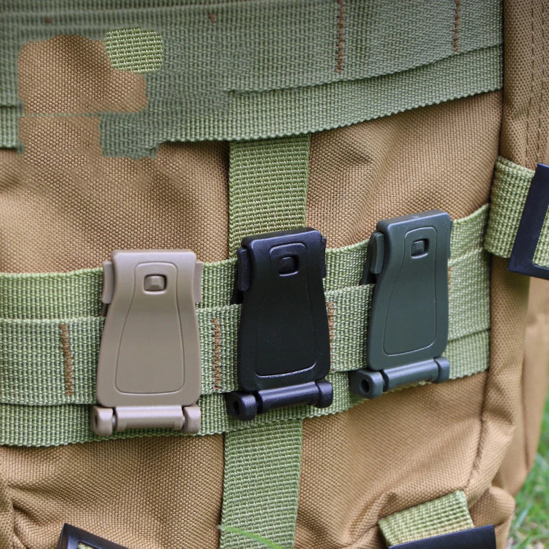 3-Pack MOLLE Webbing Buckle Clips for Tactical Backpacks