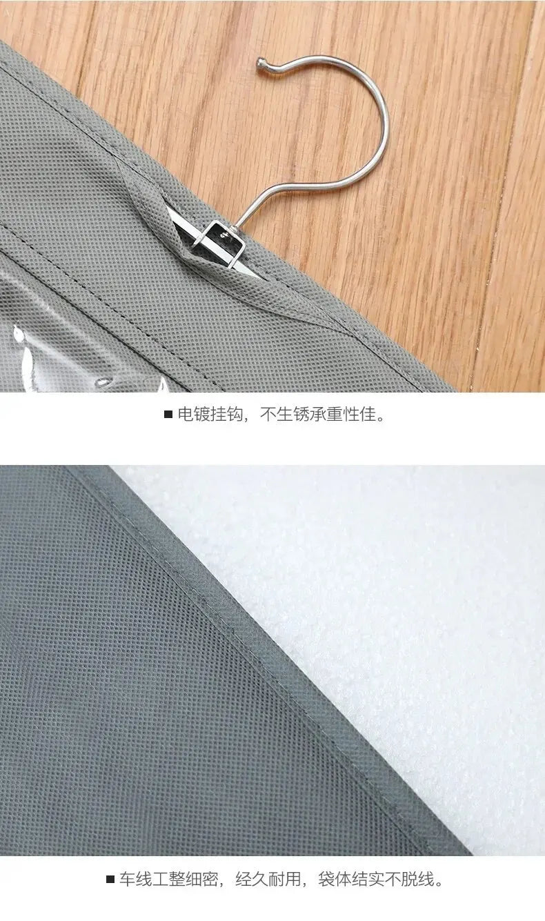 Hanging Closet Organizer – 8 Clear Pockets for Bags & Purses