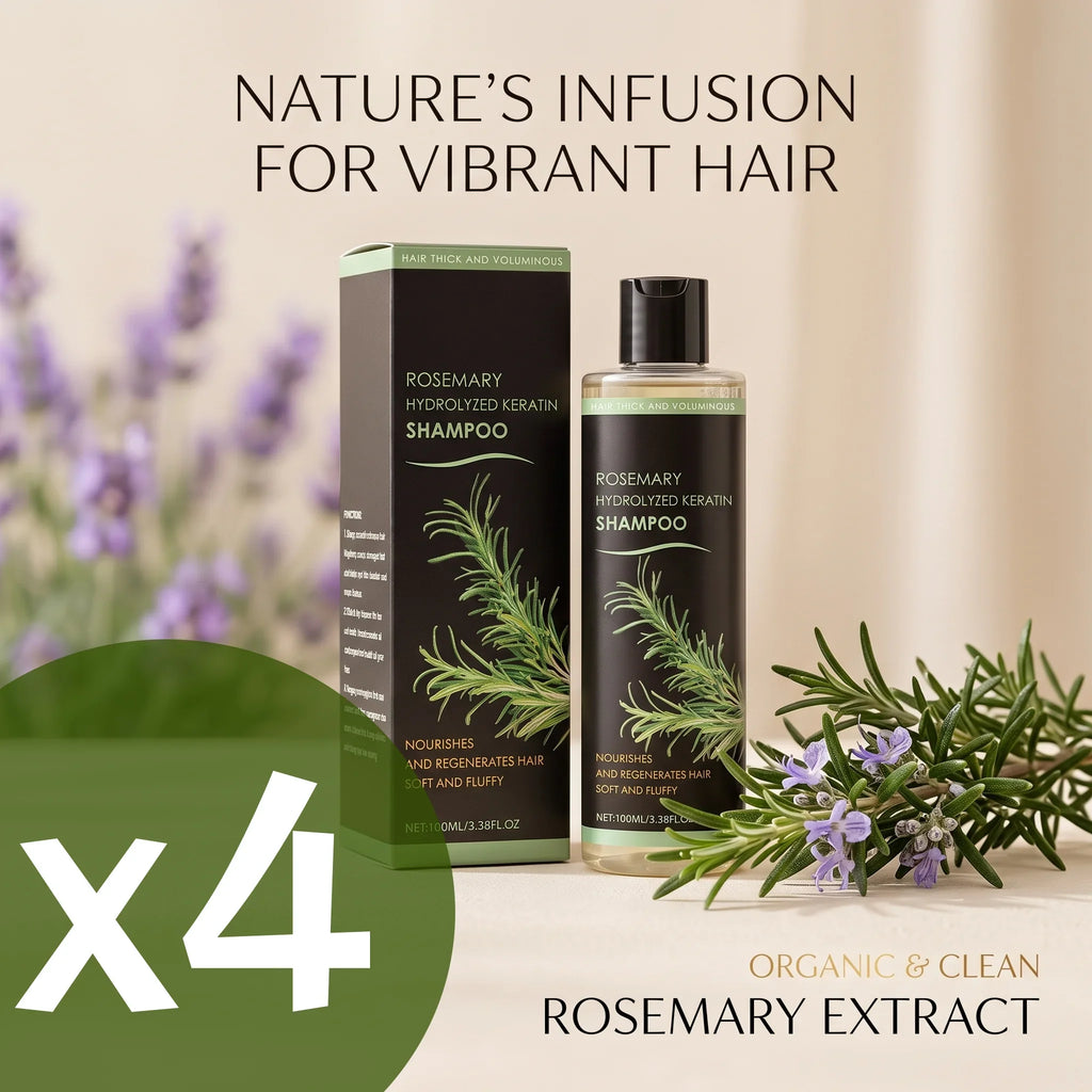 Rosemary & Keratin Shampoo – Cleanse, Nourish & Thicken Hair
