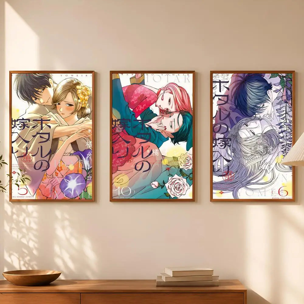Hotaru no Yomeiri Self-Stick HD Wall Art Poster | Waterproof