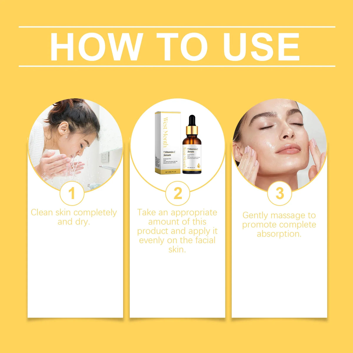 WEST MONTH Vitamin C Brightening Face Serum 30ml