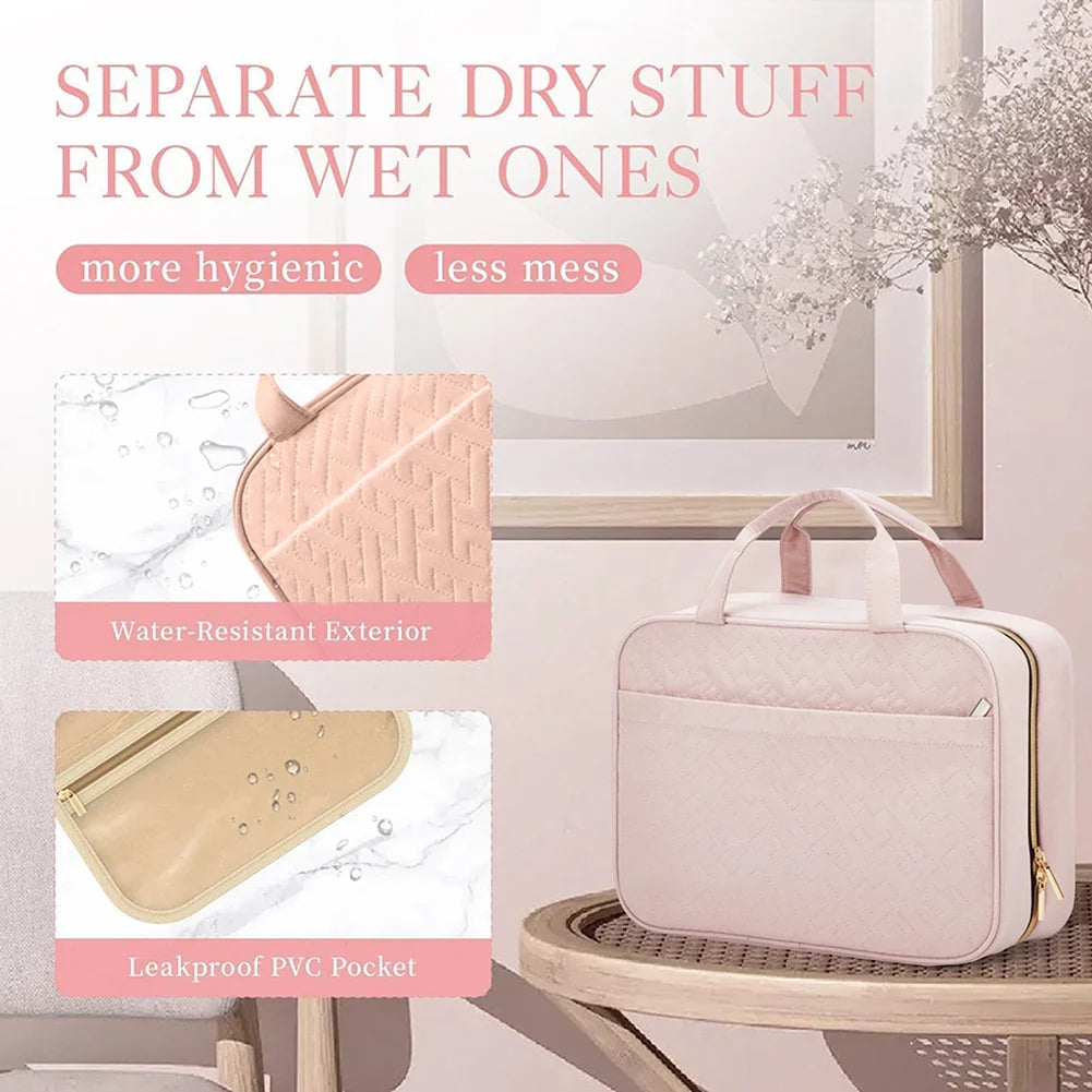 Hanging Travel Toiletry Bag – Large Waterproof Cosmetic Organiser