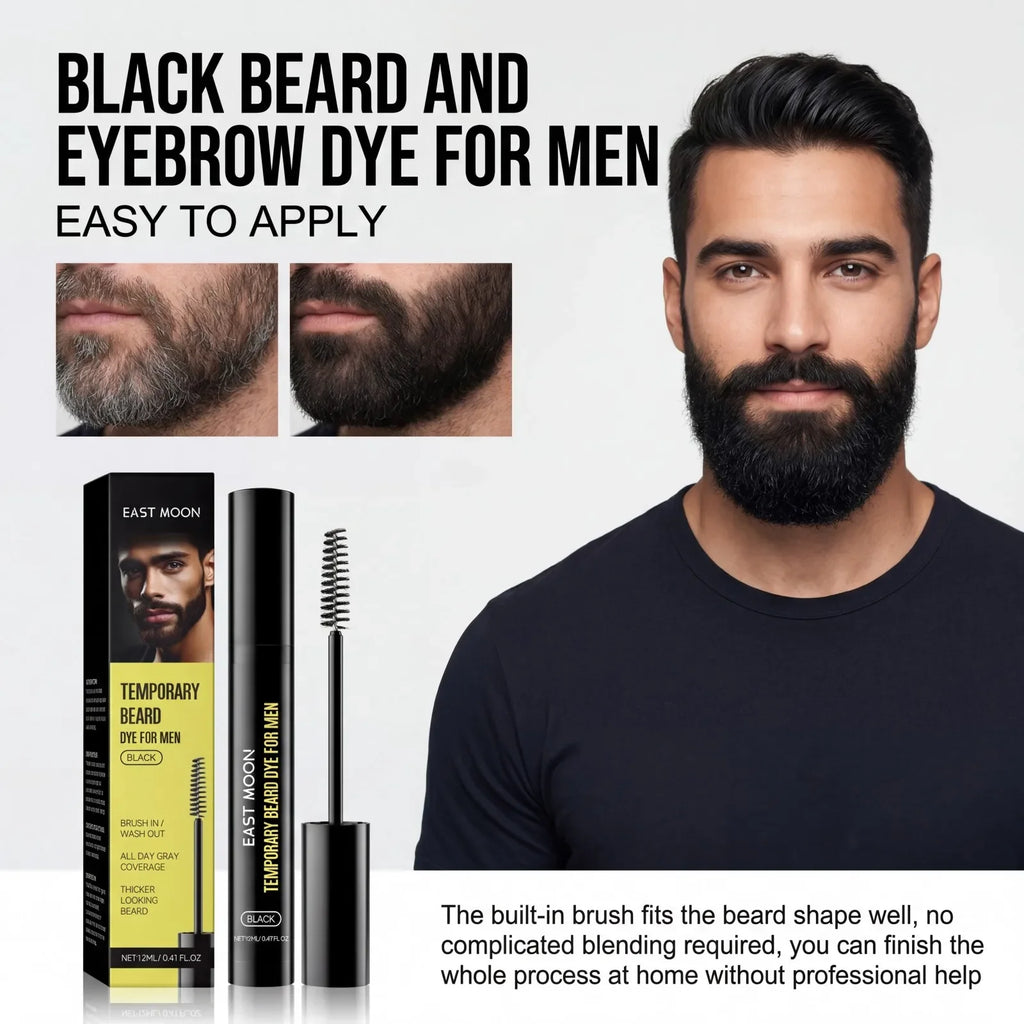 Black Beard Dye Pen for Men – Waterproof & Nourishing