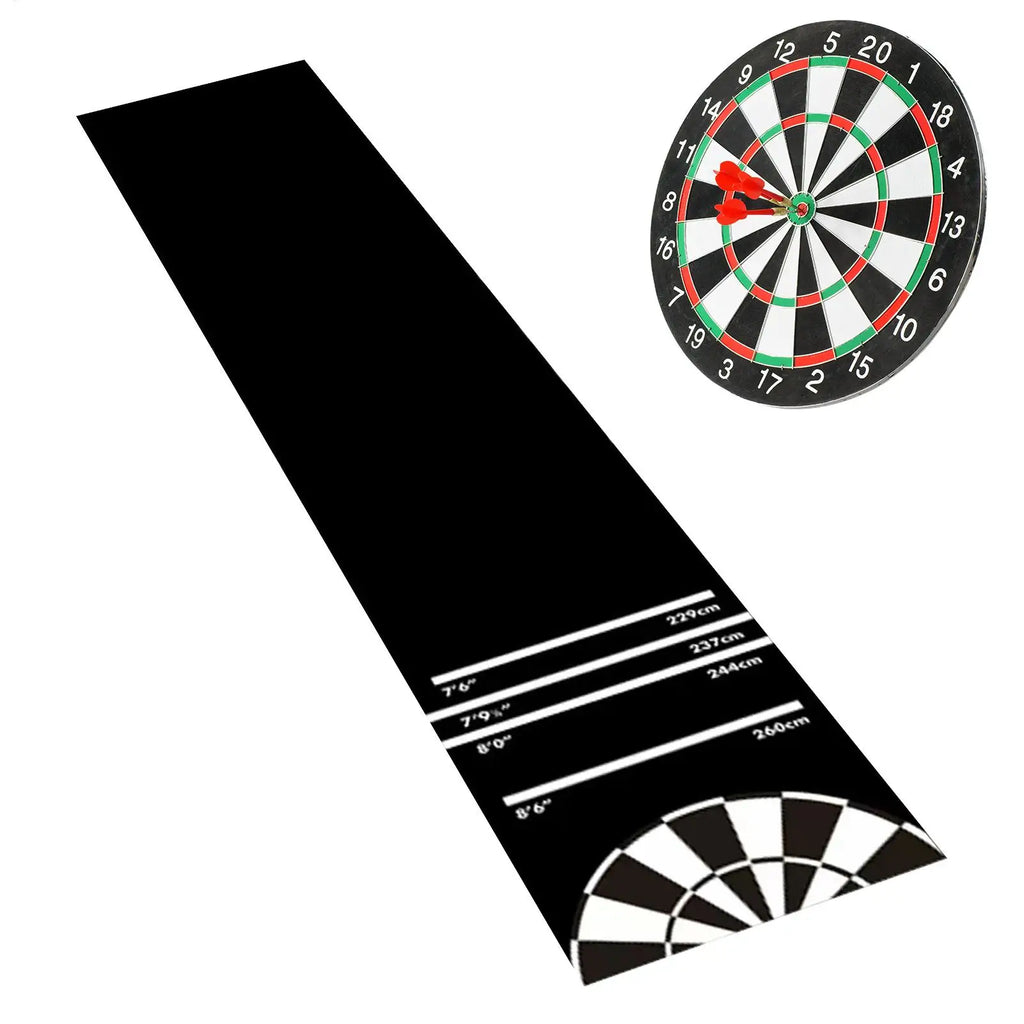 Dart Board Floor Mat 300x34cm | Anti-Slip Throw Line Rug