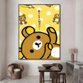 Rilakkuma Waterproof Wall Stickers – Cartoon Home Décor & Gifts
