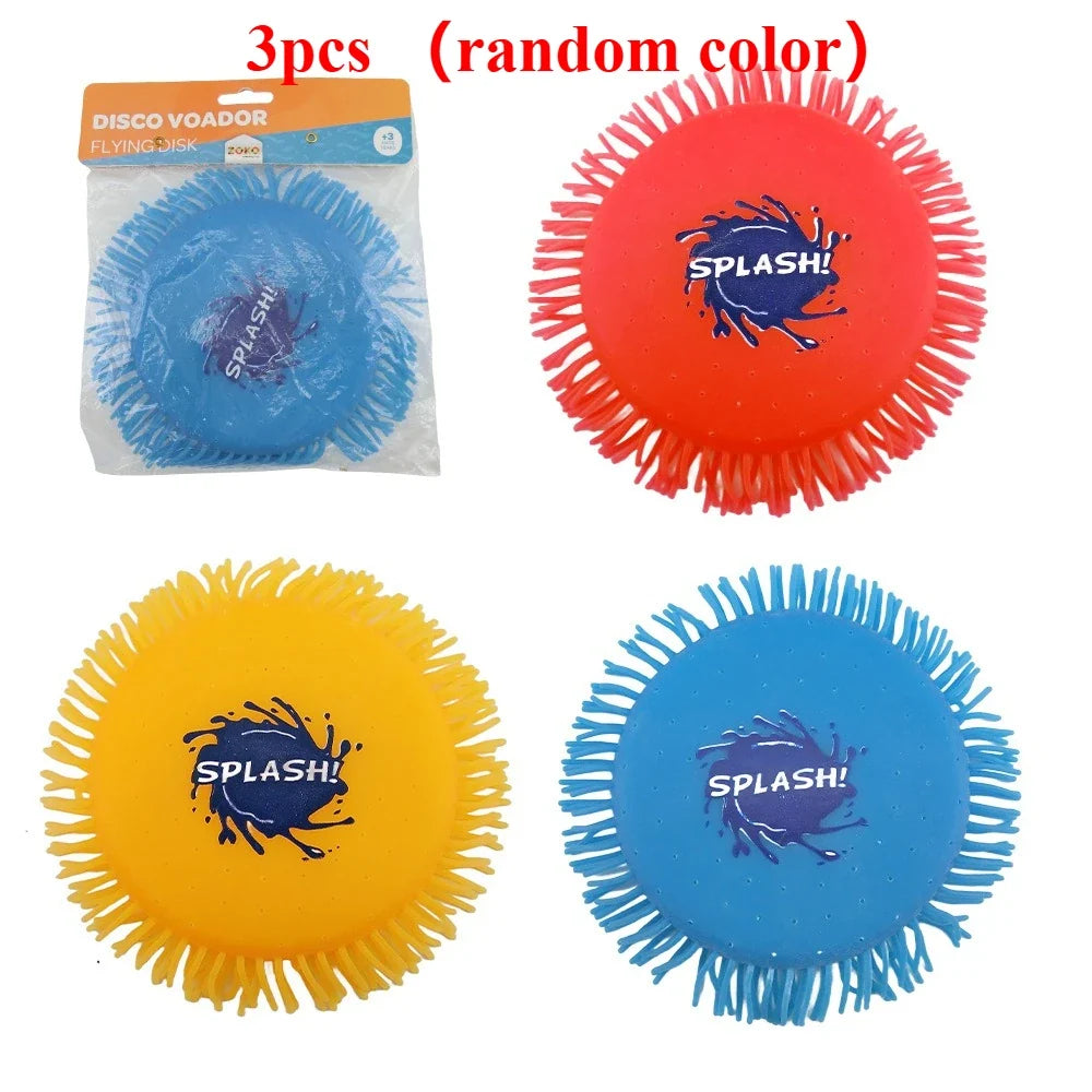Water Flying Disc for Kids – Soft Splash Pool & Beach Toy