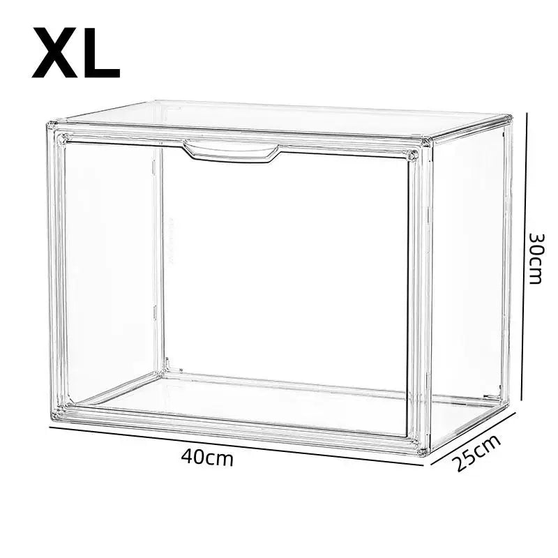 Transparent Acrylic Desktop Display Cabinet – Dustproof Storage