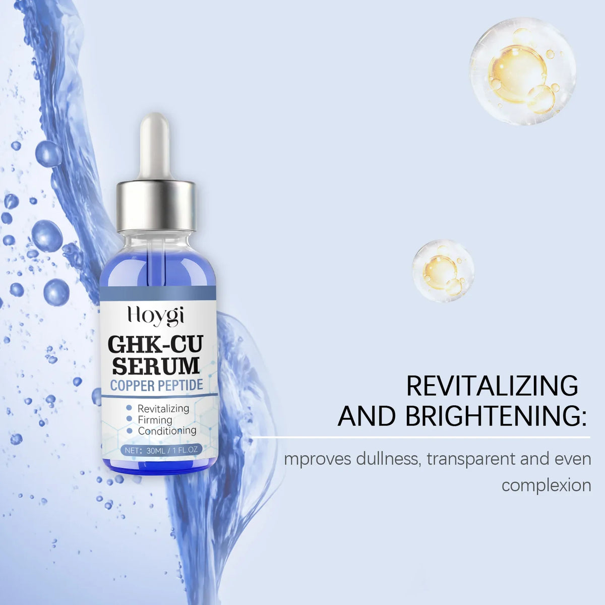 Copper Peptide Face Serum GHK-Cu 30ml – Firming & Moisturizing