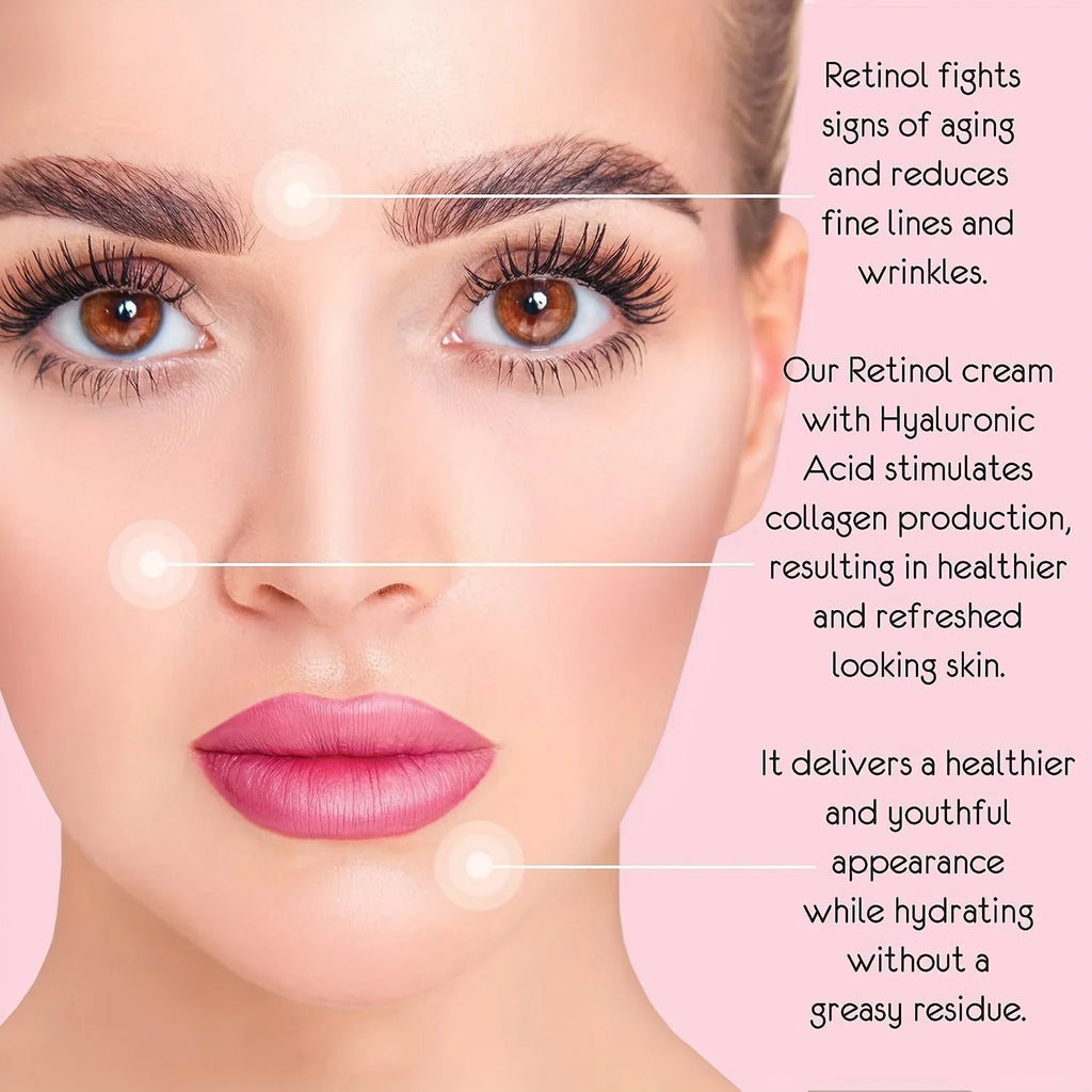 GORGIQUE 2.5% Retinol Face Cream – Hyaluronic Acid & Vitamin E