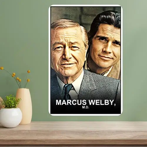 Marcus Welby MD Classic TV Show Metal Poster Sign | Retro Decor