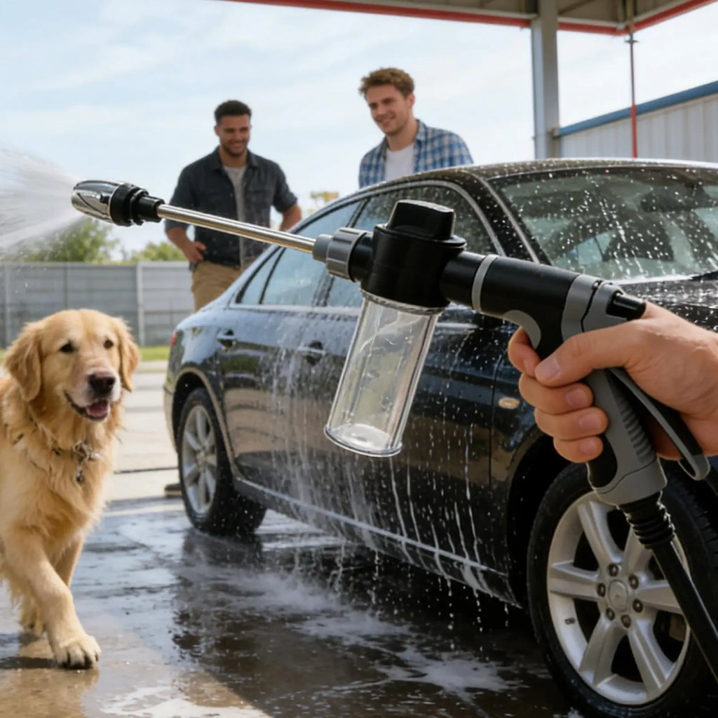 Portable Pressure Washer Gun | Adjustable Nozzle Car & Garden