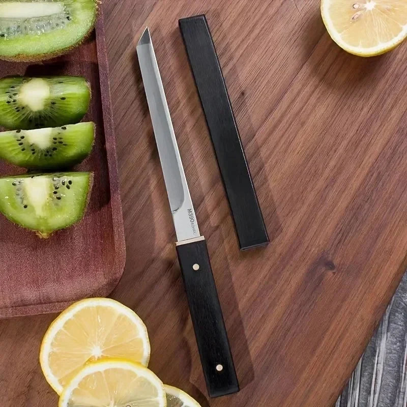 Japanese Stainless Steel Paring Knife with Cover | 10cm Blade