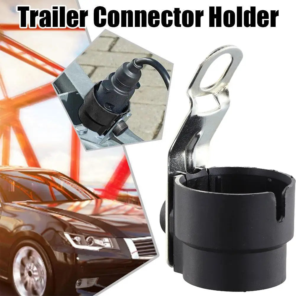 Trailer Connector Holder 7-pin Plug 13 Pin Socket Circular Parking